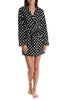 Snugzzz plush robe - Black & White