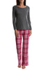 Pink Plaid Flannel Set