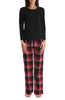 Red Plaid Flannel Set