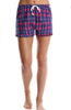 Blue Plaid Ruffles Short