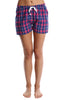 Shortzzz flannel short - purple
