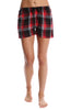 Shortzzz flannel short - red