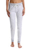 Monday Gray Stripe Long Janes Pant