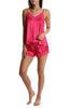 Dream Set Satin Cami Boxer Set - pink