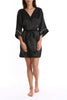 Black Out Silky Robe