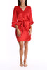 Scarlet Snooze Silky Robe