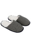 Stripe Fleece Slipper-zzz