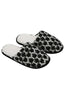 Slipzzz Grace upper knit Slipper - Black and White Checker