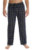 Slackzzz Mens flannel Pant - navy