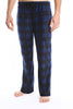 Icicle Plaid Men's Fleece Pant
